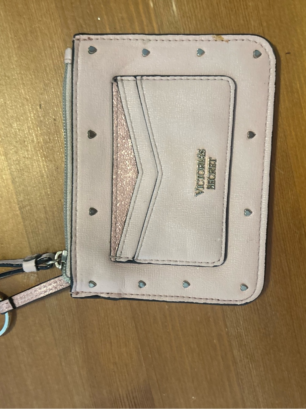Victoria's Secret Pink Heart Card Holder Wallet - Picture 2 of 6